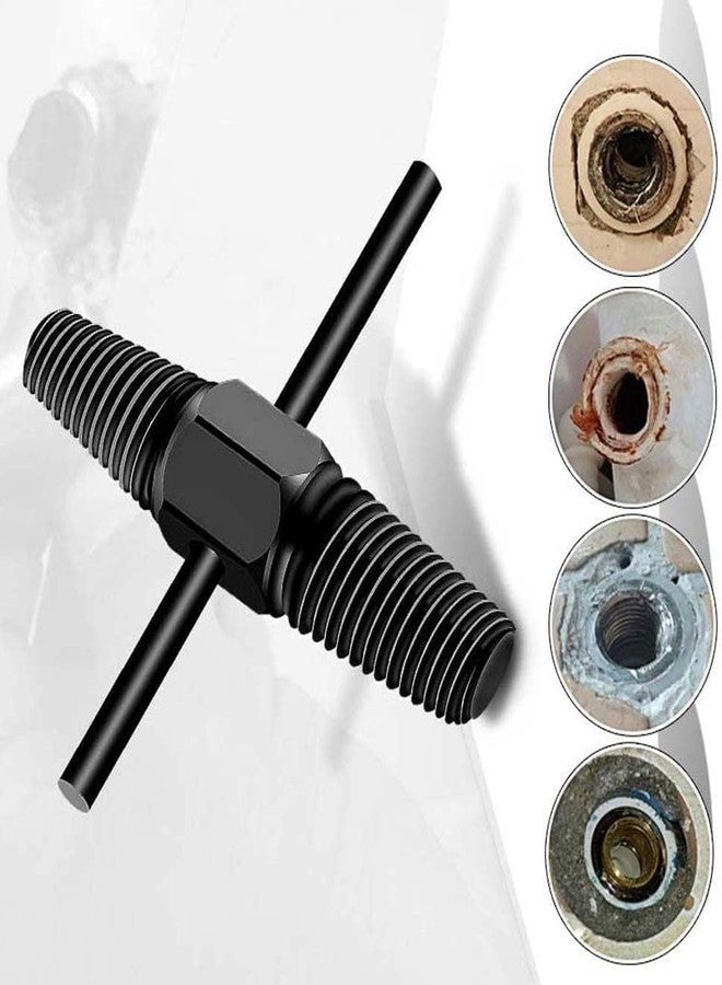DRUCILA Screw Extractor use Water Pipe Screw Removal Tool Broken Bolt Remover for 1/2 Inch 3/4 Inch Pipe Valve Faucet, Easy Out Stripped Screw and Damaged Bolt Extractor for Damaged Or Broken Screws. - Image 1